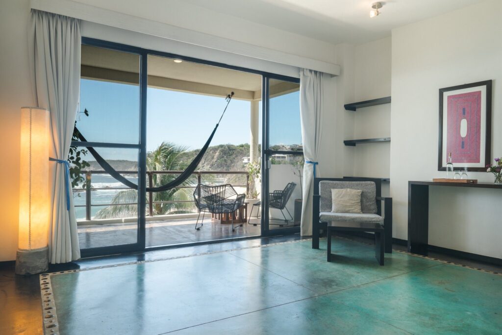 King Room with hammock terrace and ocean view