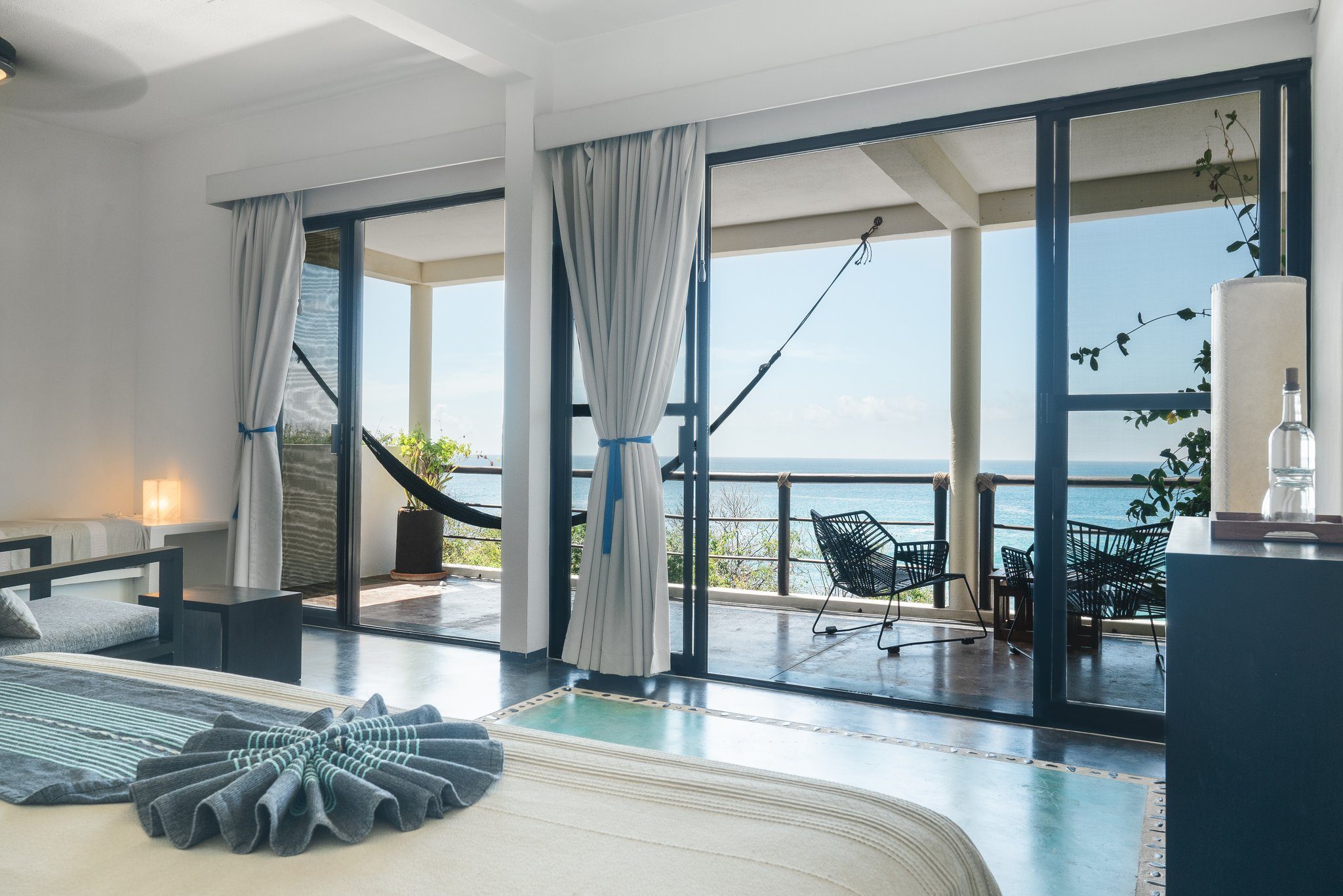 Luxury Suite opening onto its ocean-view terrace