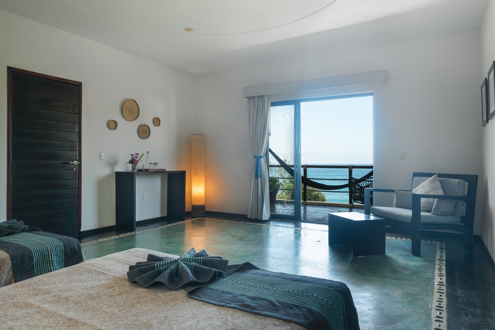 Superior-Zimmer mit Zugang zur Terrasse mit Meerblick